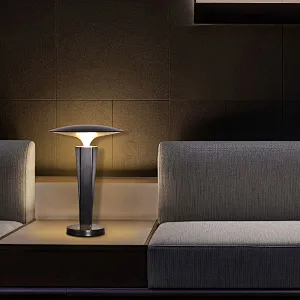 Volcanic cloud hand-dying antique bronze dimmable LED desk lamp